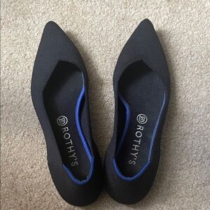 Rothy's Black and Blue Women's Flats